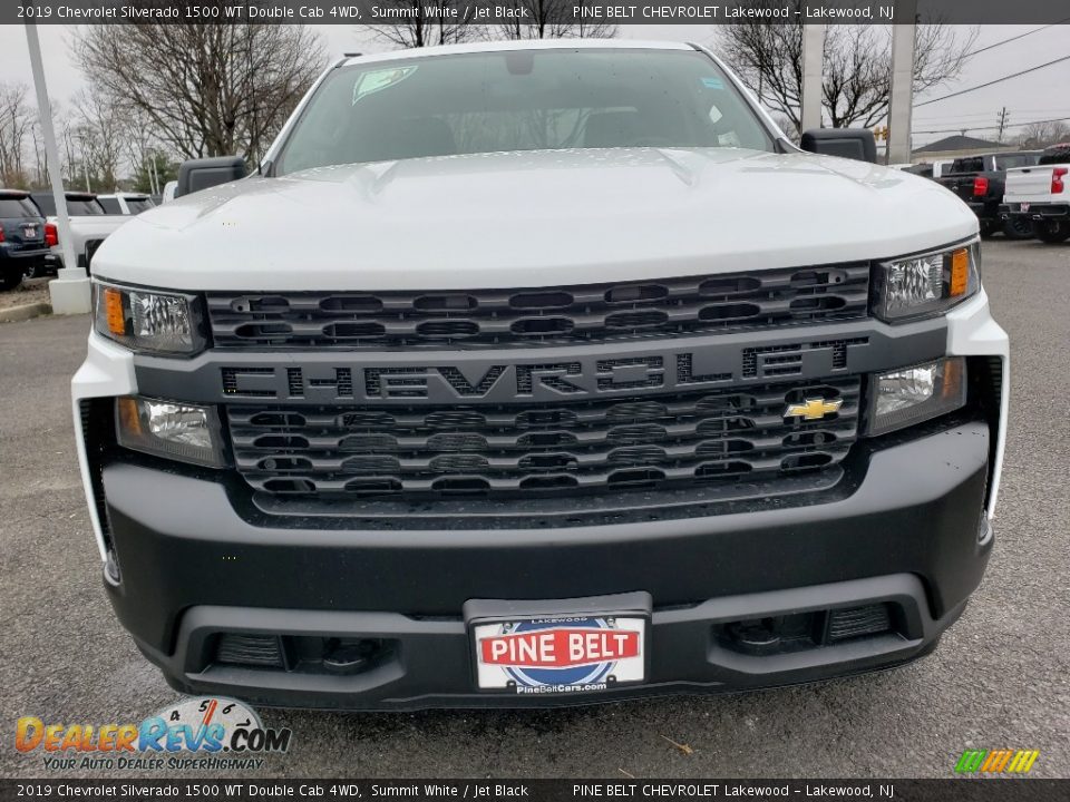 2019 Chevrolet Silverado 1500 WT Double Cab 4WD Summit White / Jet Black Photo #2