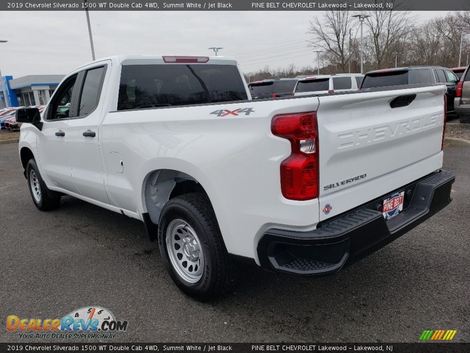 2019 Chevrolet Silverado 1500 WT Double Cab 4WD Summit White / Jet Black Photo #4