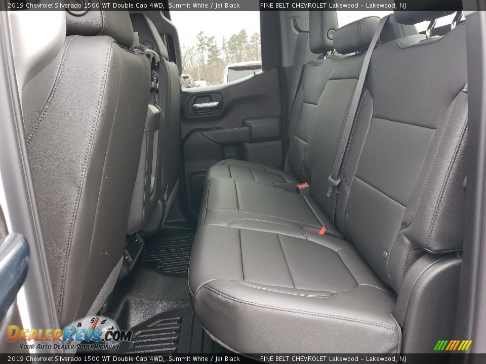 Rear Seat of 2019 Chevrolet Silverado 1500 WT Double Cab 4WD Photo #6