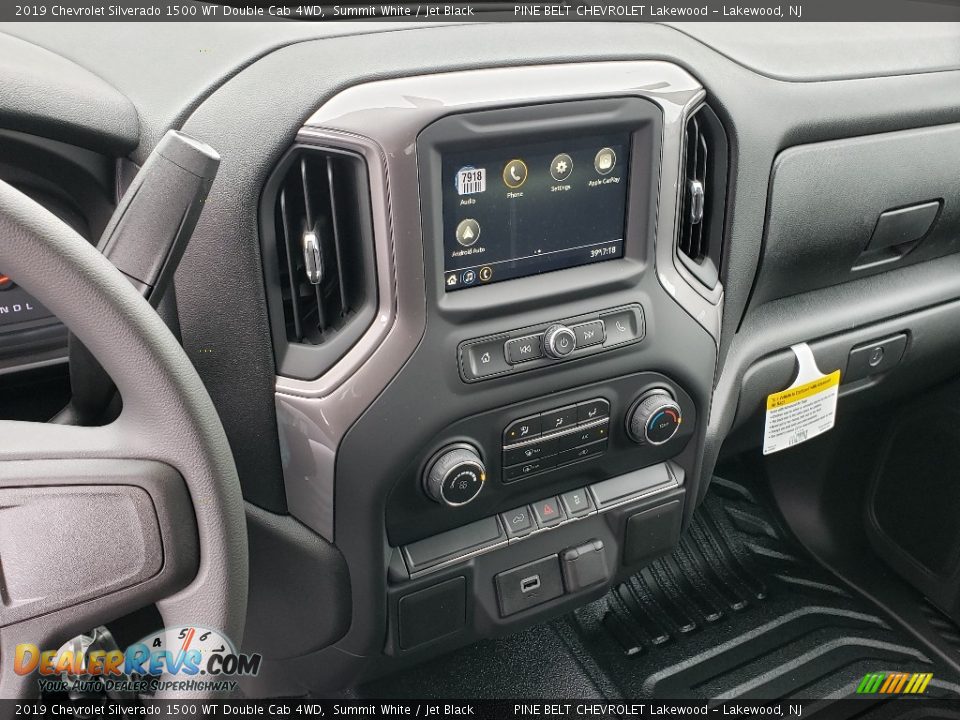 2019 Chevrolet Silverado 1500 WT Double Cab 4WD Summit White / Jet Black Photo #10