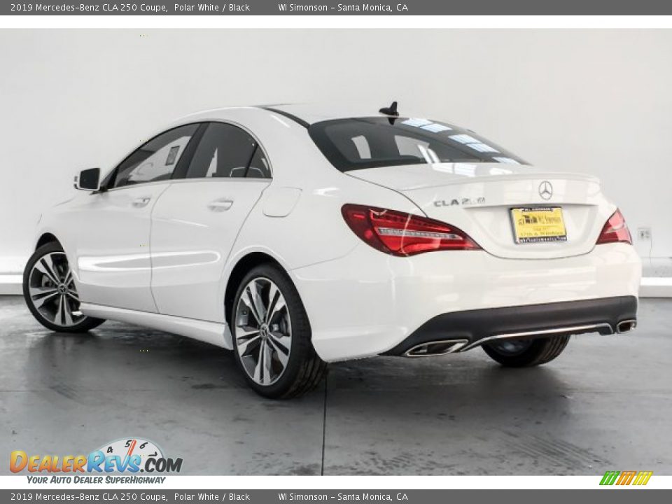 2019 Mercedes-Benz CLA 250 Coupe Polar White / Black Photo #2