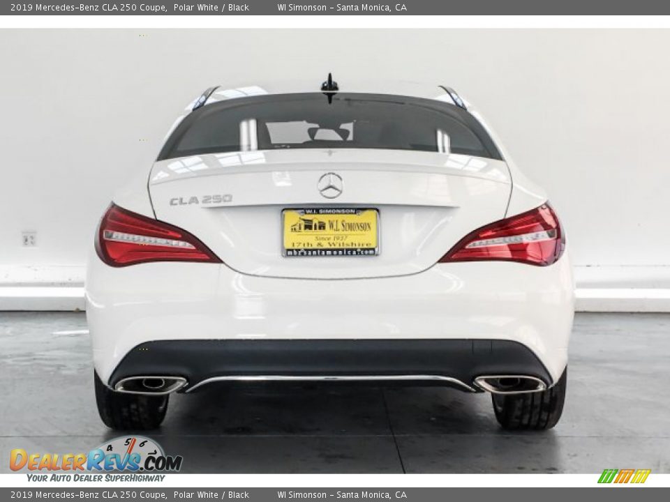 2019 Mercedes-Benz CLA 250 Coupe Polar White / Black Photo #3