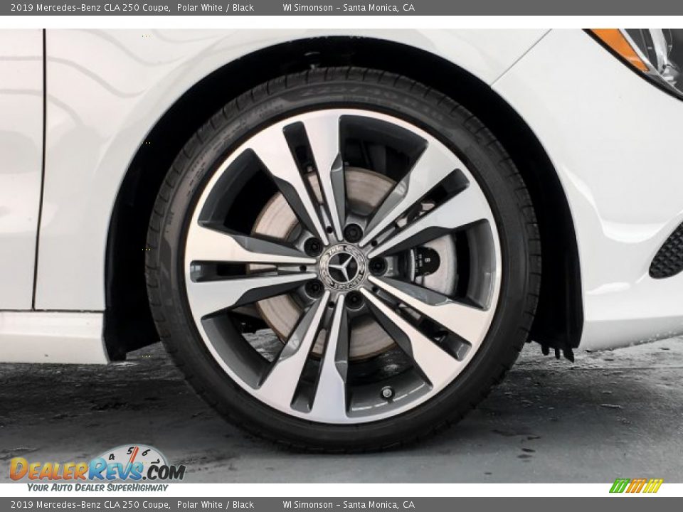 2019 Mercedes-Benz CLA 250 Coupe Polar White / Black Photo #9