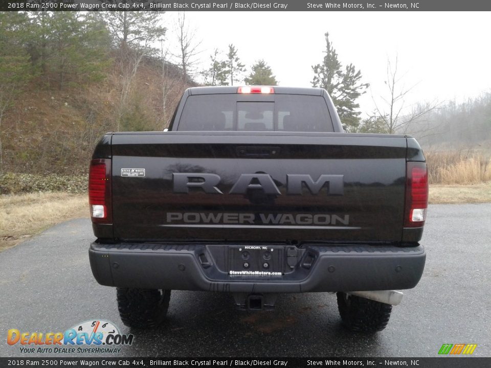 2018 Ram 2500 Power Wagon Crew Cab 4x4 Brilliant Black Crystal Pearl / Black/Diesel Gray Photo #7