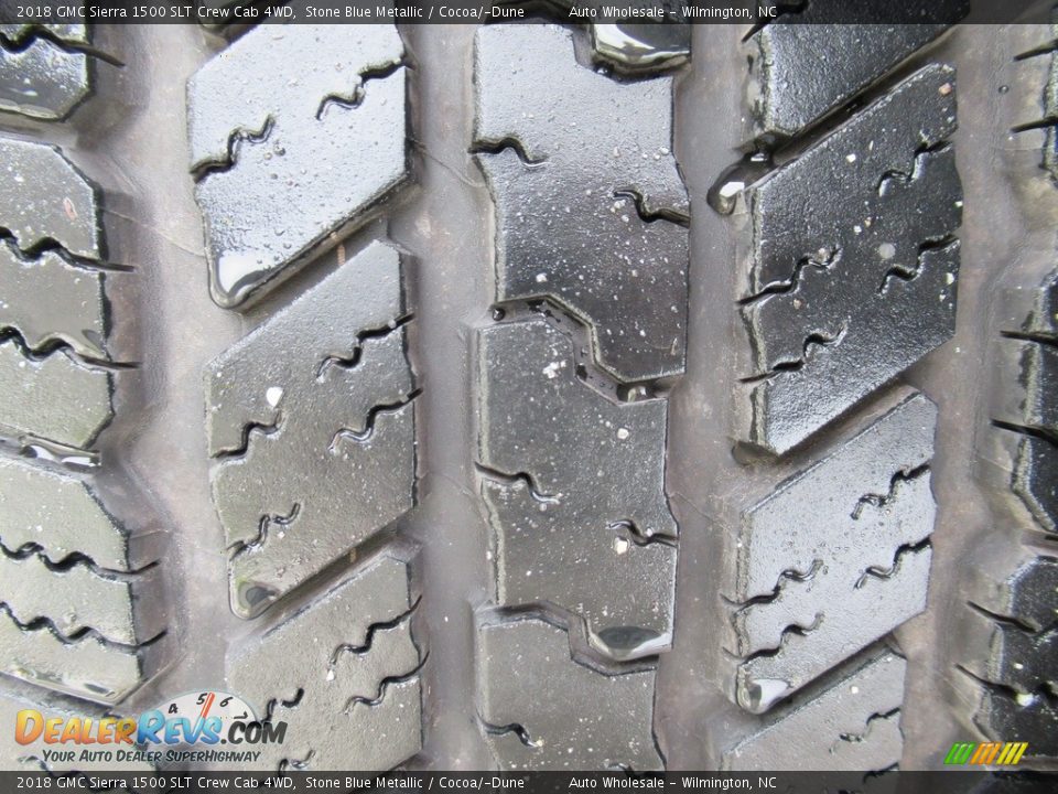 2018 GMC Sierra 1500 SLT Crew Cab 4WD Stone Blue Metallic / Cocoa/­Dune Photo #10