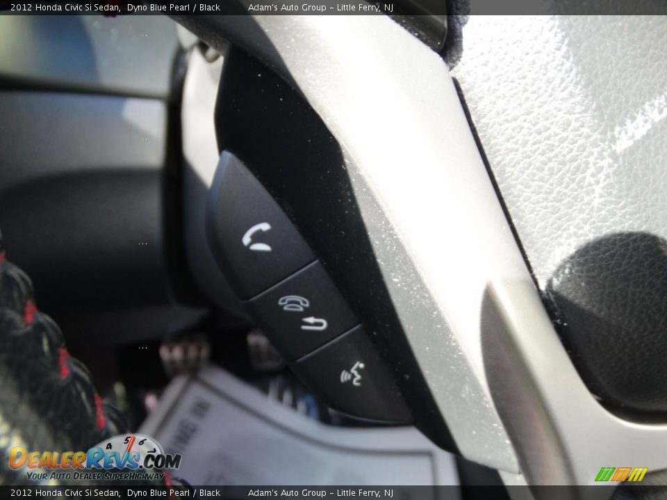 2012 Honda Civic Si Sedan Dyno Blue Pearl / Black Photo #14