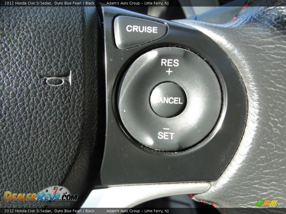 2012 Honda Civic Si Sedan Dyno Blue Pearl / Black Photo #15