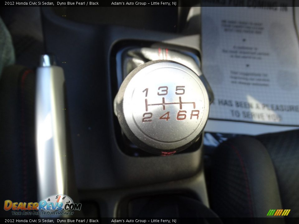 2012 Honda Civic Si Sedan Dyno Blue Pearl / Black Photo #18