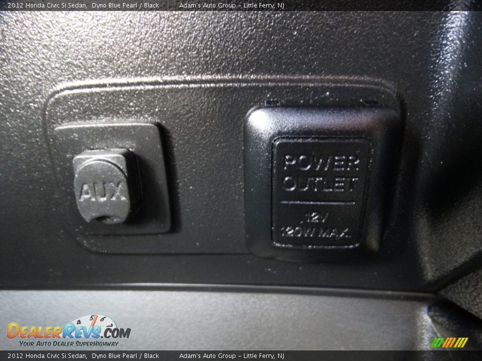 2012 Honda Civic Si Sedan Dyno Blue Pearl / Black Photo #19