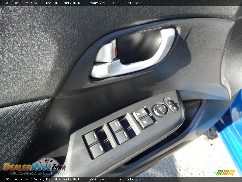 2012 Honda Civic Si Sedan Dyno Blue Pearl / Black Photo #21