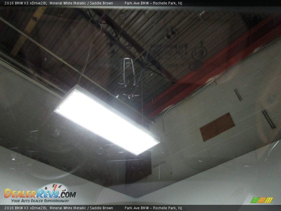 2016 BMW X3 xDrive28i Mineral White Metallic / Saddle Brown Photo #21