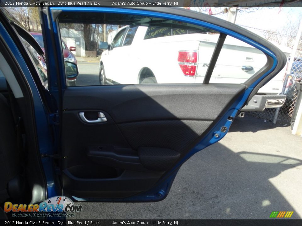 2012 Honda Civic Si Sedan Dyno Blue Pearl / Black Photo #26