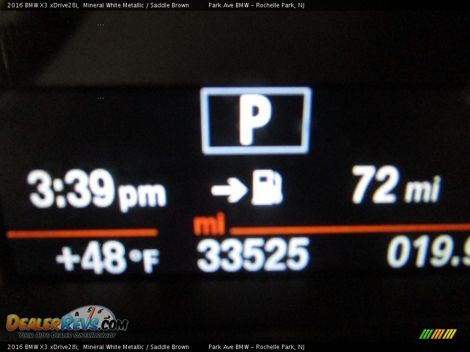 2016 BMW X3 xDrive28i Mineral White Metallic / Saddle Brown Photo #24