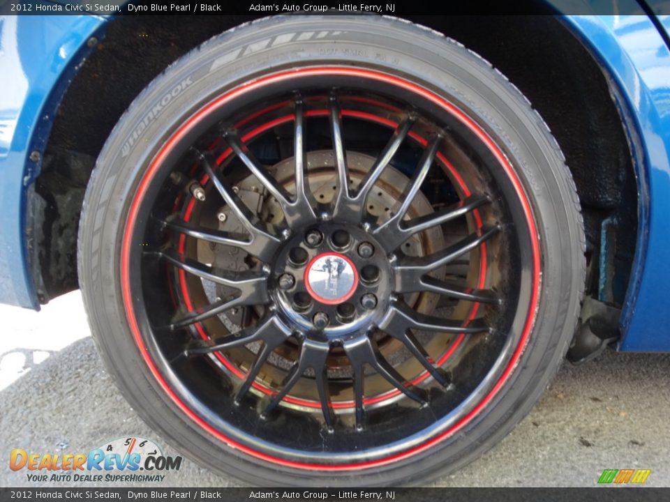 2012 Honda Civic Si Sedan Dyno Blue Pearl / Black Photo #32
