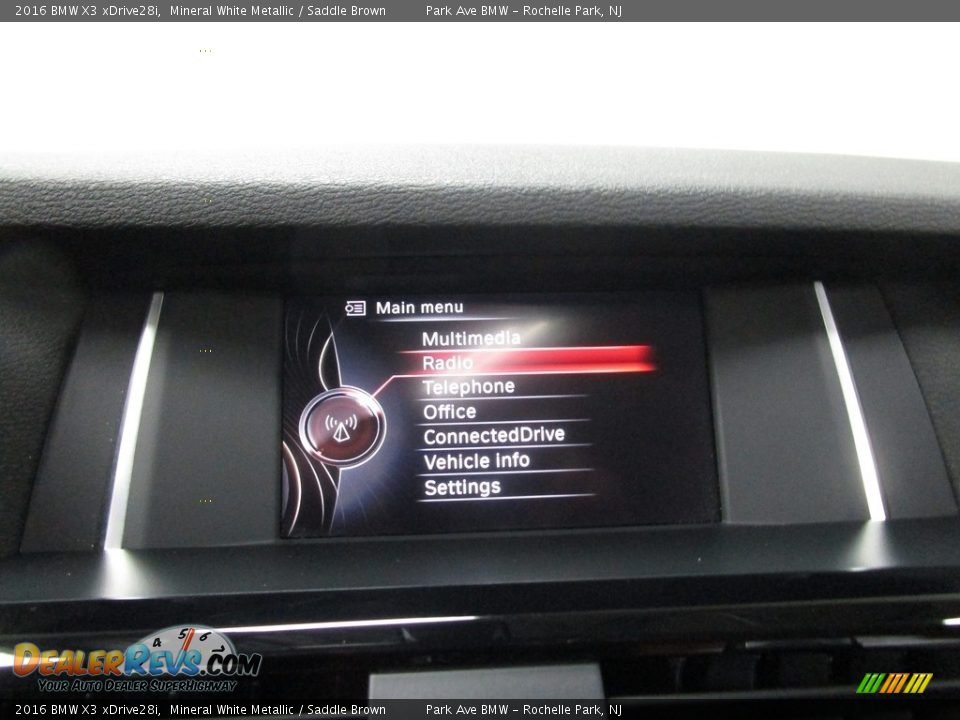 2016 BMW X3 xDrive28i Mineral White Metallic / Saddle Brown Photo #25