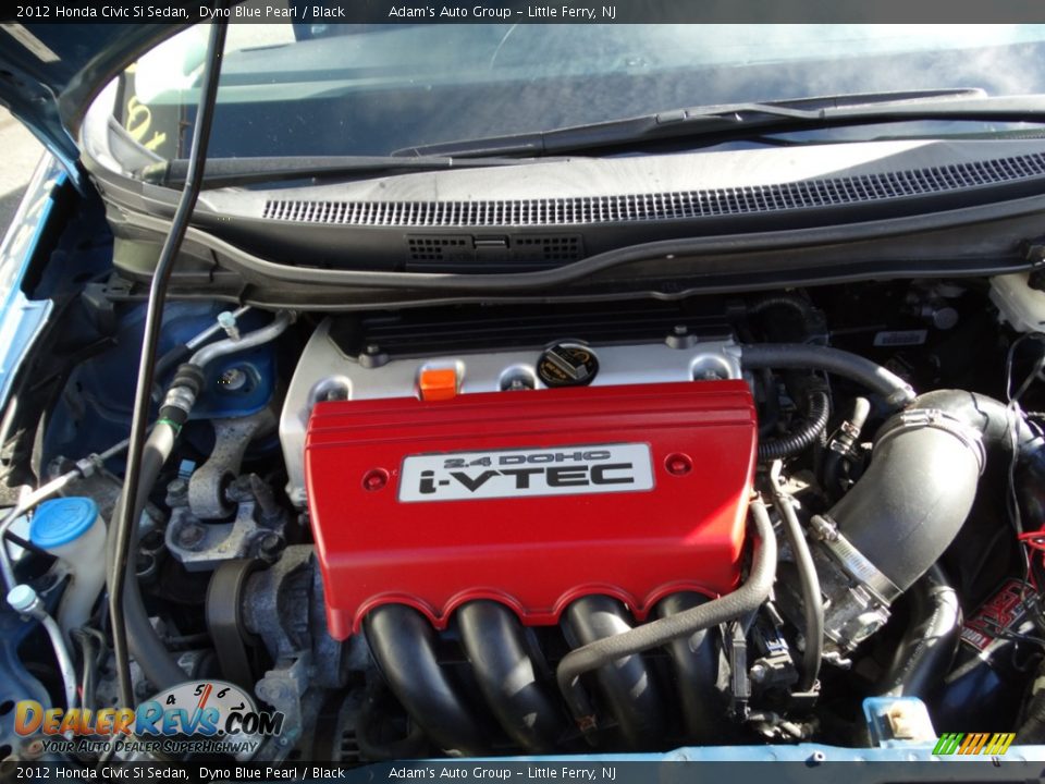2012 Honda Civic Si Sedan Dyno Blue Pearl / Black Photo #33