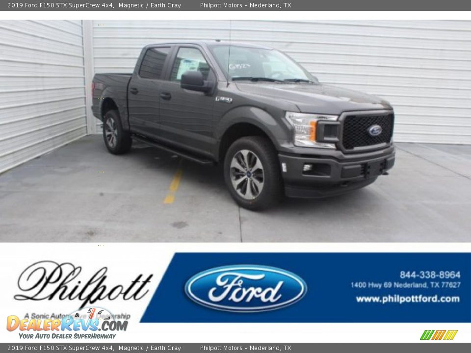 2019 Ford F150 STX SuperCrew 4x4 Magnetic / Earth Gray Photo #1