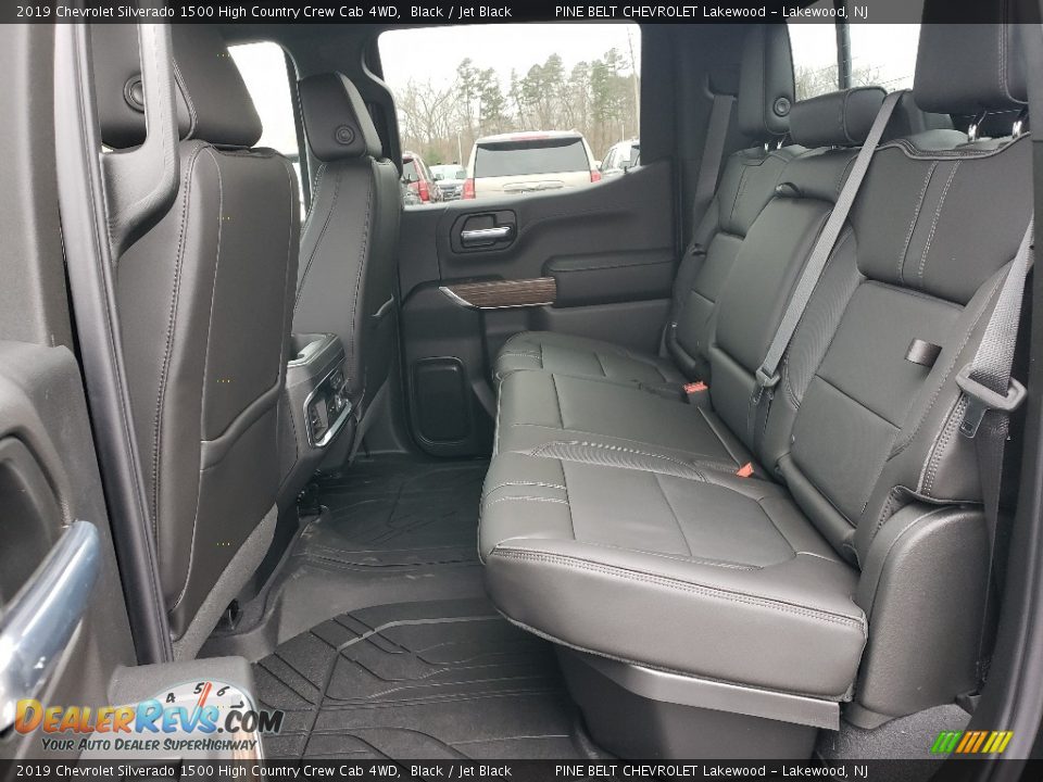 2019 Chevrolet Silverado 1500 High Country Crew Cab 4WD Black / Jet Black Photo #6