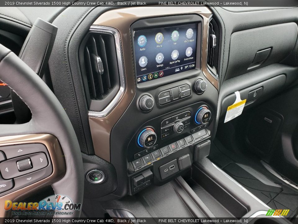 2019 Chevrolet Silverado 1500 High Country Crew Cab 4WD Black / Jet Black Photo #10
