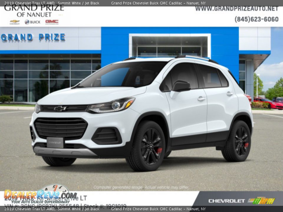 2019 Chevrolet Trax LT AWD Summit White / Jet Black Photo #1