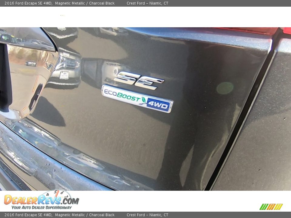 2016 Ford Escape SE 4WD Magnetic Metallic / Charcoal Black Photo #9