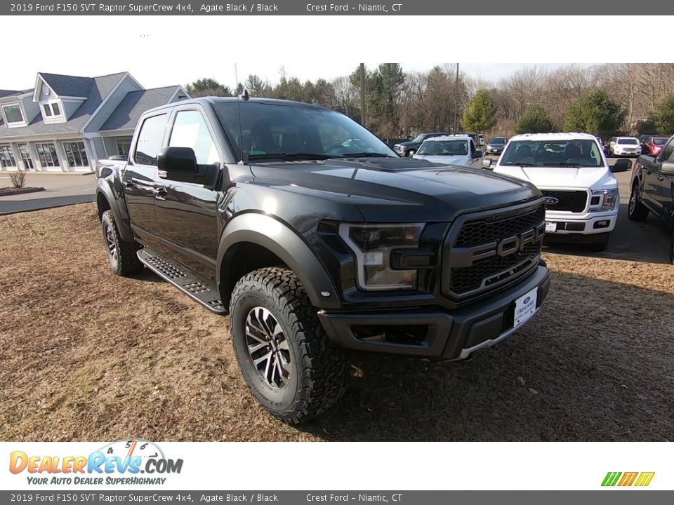 2019 Ford F150 SVT Raptor SuperCrew 4x4 Agate Black / Black Photo #1