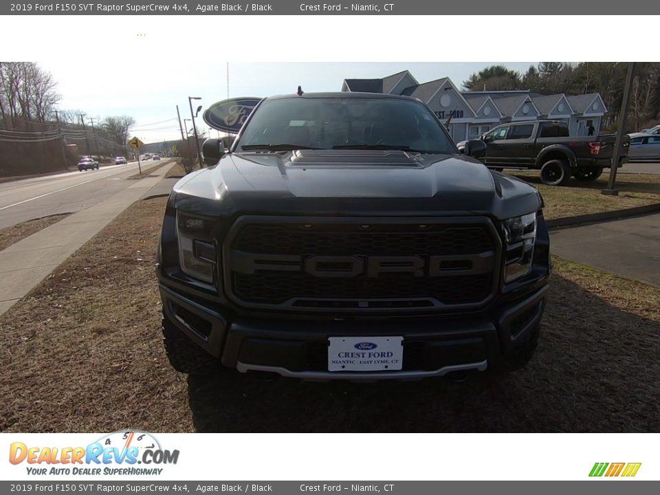 2019 Ford F150 SVT Raptor SuperCrew 4x4 Agate Black / Black Photo #2