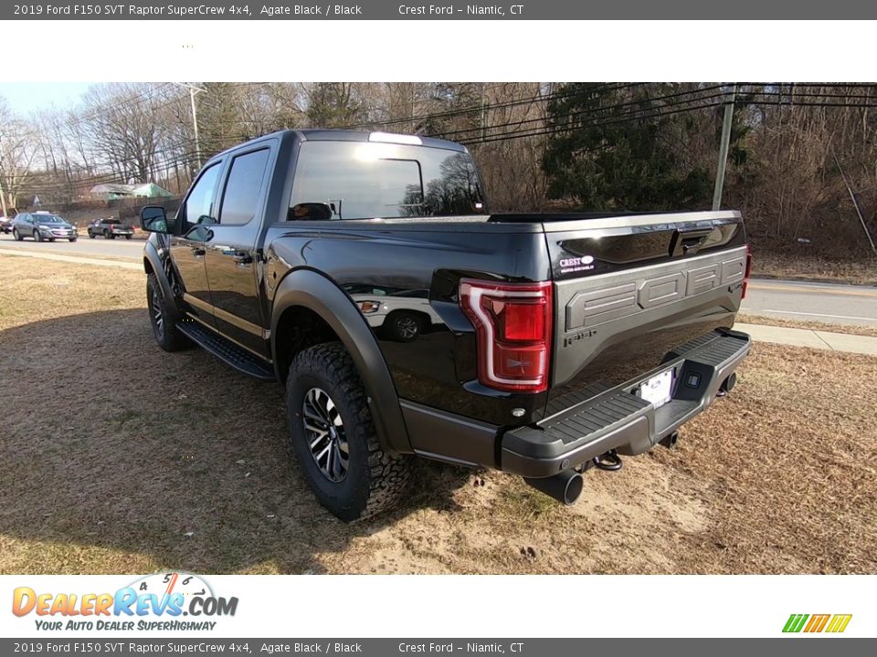 2019 Ford F150 SVT Raptor SuperCrew 4x4 Agate Black / Black Photo #5