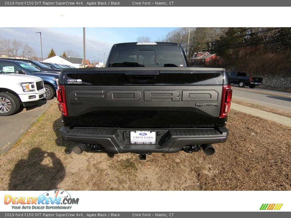 2019 Ford F150 SVT Raptor SuperCrew 4x4 Agate Black / Black Photo #6