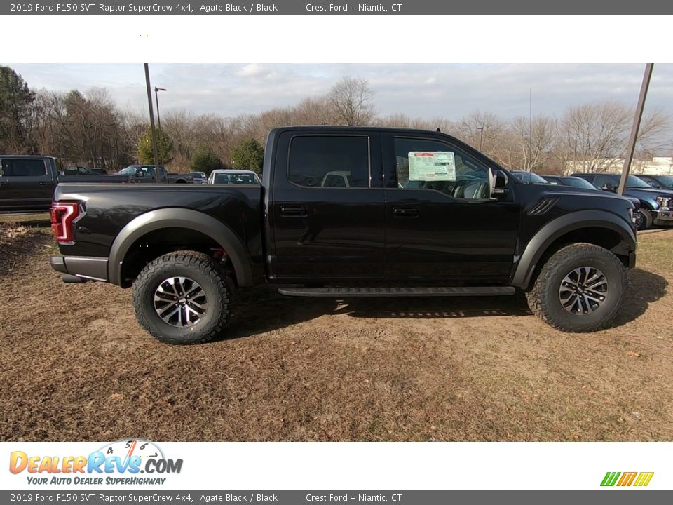 2019 Ford F150 SVT Raptor SuperCrew 4x4 Agate Black / Black Photo #8