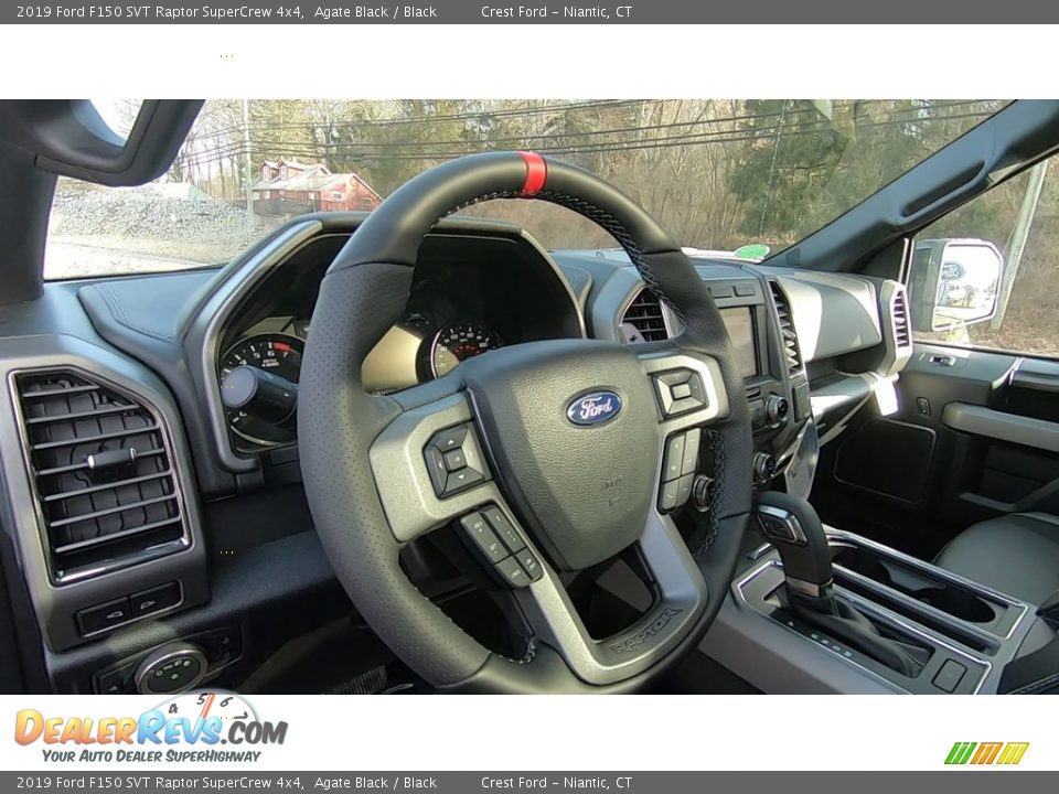 2019 Ford F150 SVT Raptor SuperCrew 4x4 Agate Black / Black Photo #11