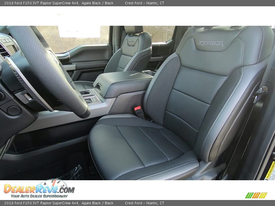 2019 Ford F150 SVT Raptor SuperCrew 4x4 Agate Black / Black Photo #12