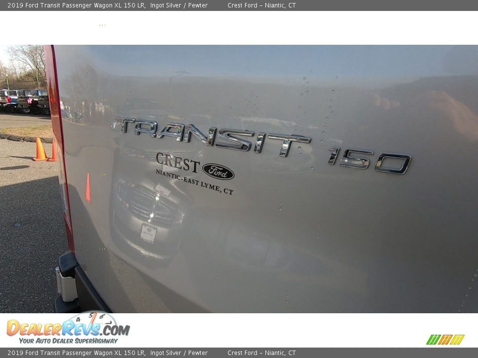 2019 Ford Transit Passenger Wagon XL 150 LR Ingot Silver / Pewter Photo #9