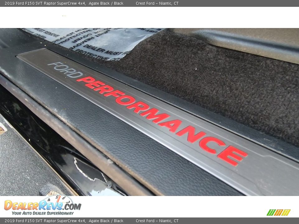 2019 Ford F150 SVT Raptor SuperCrew 4x4 Agate Black / Black Photo #14