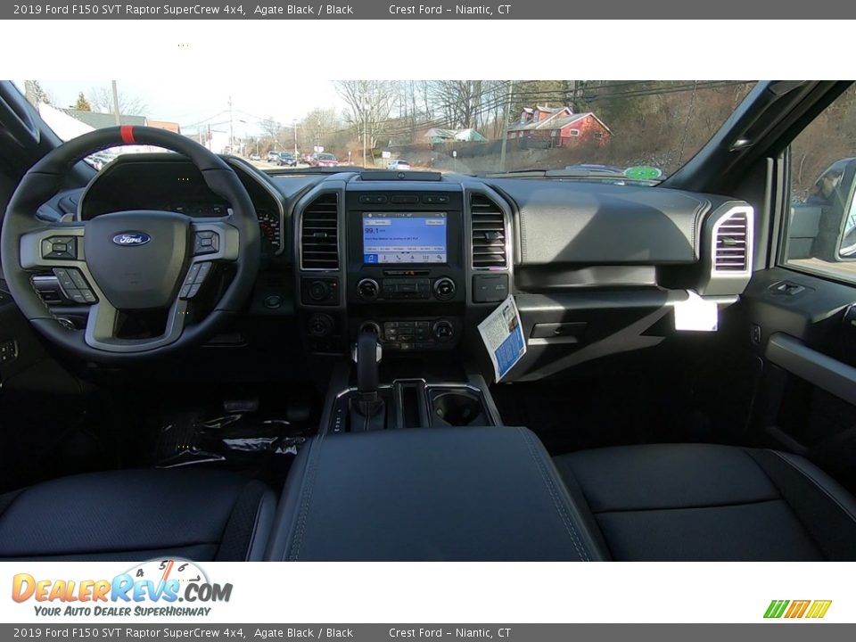 2019 Ford F150 SVT Raptor SuperCrew 4x4 Agate Black / Black Photo #23