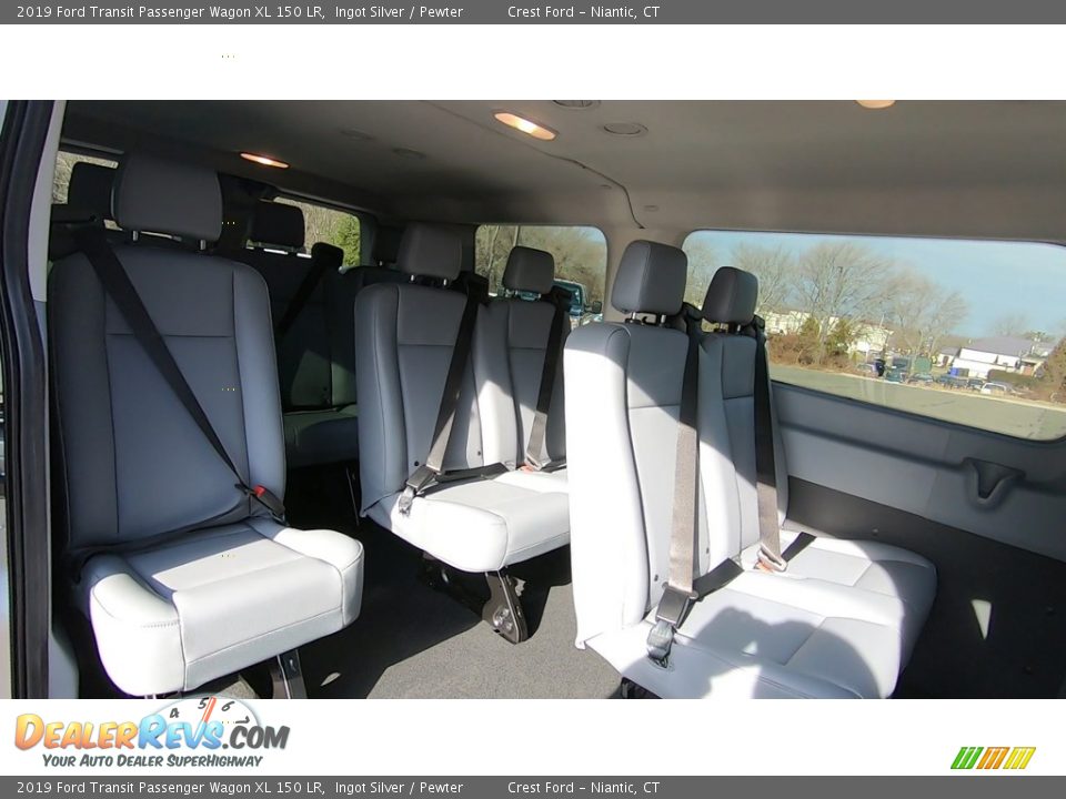 2019 Ford Transit Passenger Wagon XL 150 LR Ingot Silver / Pewter Photo #20