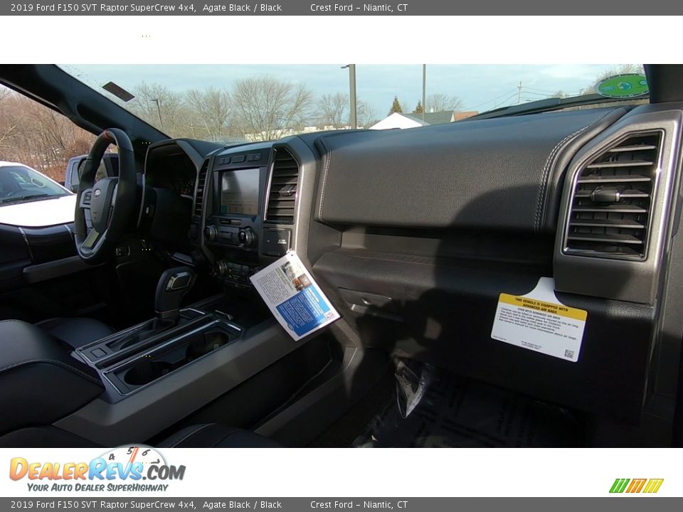 2019 Ford F150 SVT Raptor SuperCrew 4x4 Agate Black / Black Photo #28