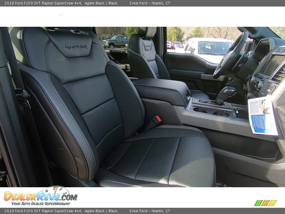 2019 Ford F150 SVT Raptor SuperCrew 4x4 Agate Black / Black Photo #29