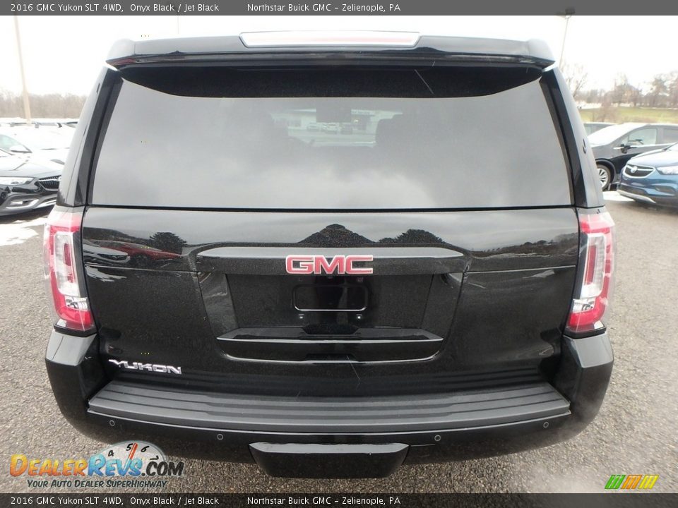 2016 GMC Yukon SLT 4WD Onyx Black / Jet Black Photo #8