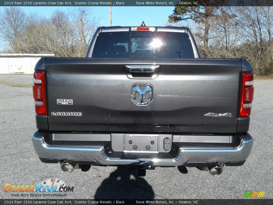 2019 Ram 1500 Laramie Crew Cab 4x4 Granite Crystal Metallic / Black Photo #7