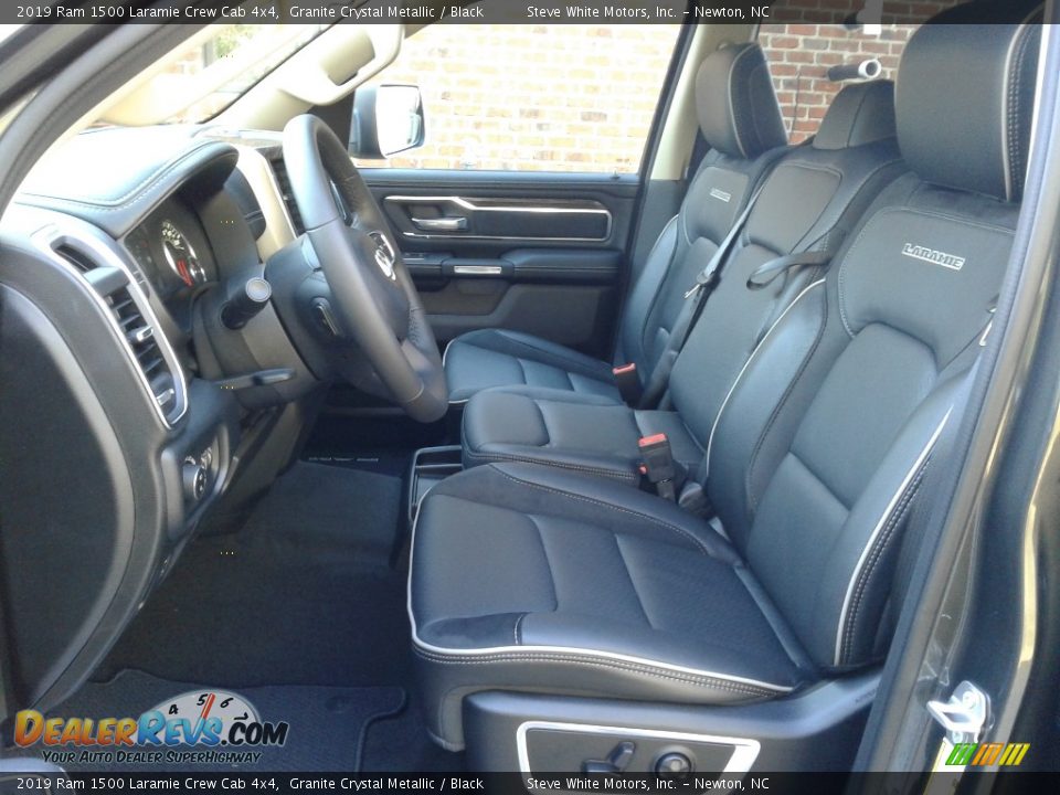 2019 Ram 1500 Laramie Crew Cab 4x4 Granite Crystal Metallic / Black Photo #10