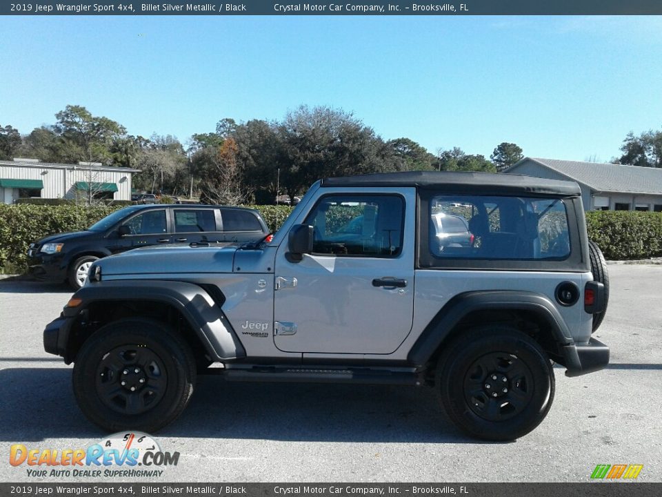 2019 Jeep Wrangler Sport 4x4 Billet Silver Metallic / Black Photo #2