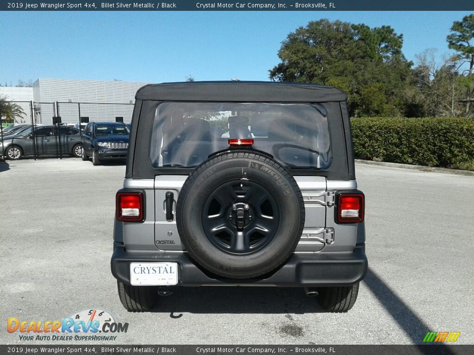 2019 Jeep Wrangler Sport 4x4 Billet Silver Metallic / Black Photo #4