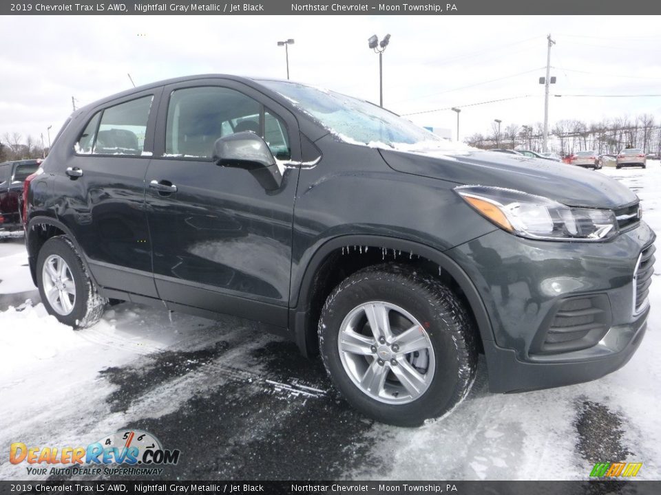 2019 Chevrolet Trax LS AWD Nightfall Gray Metallic / Jet Black Photo #2