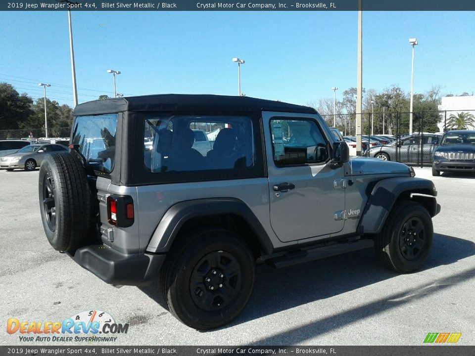 2019 Jeep Wrangler Sport 4x4 Billet Silver Metallic / Black Photo #5