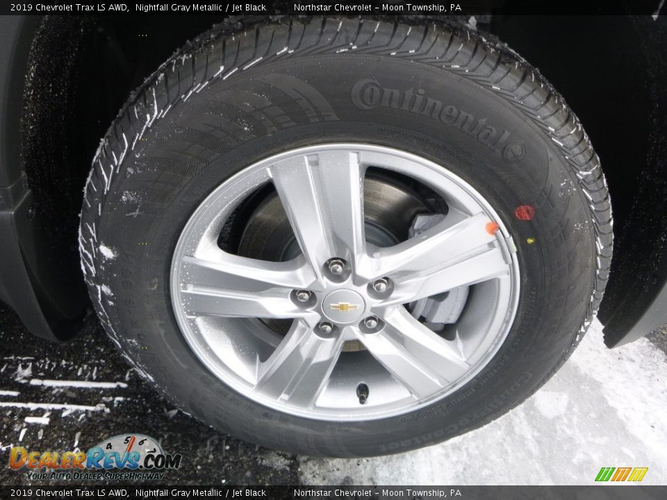 2019 Chevrolet Trax LS AWD Nightfall Gray Metallic / Jet Black Photo #3