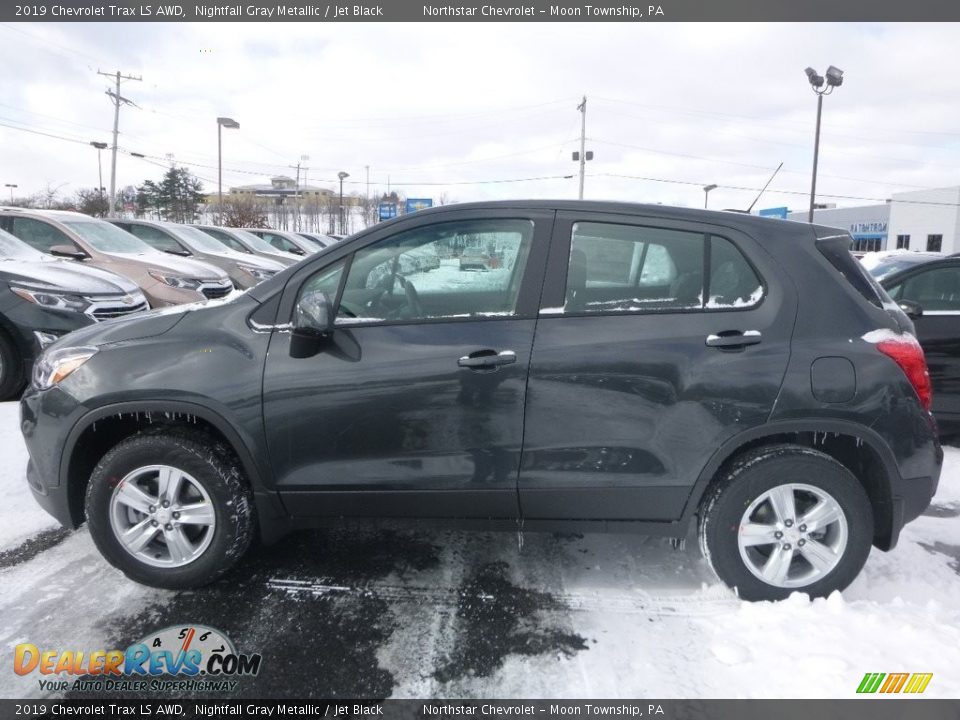 2019 Chevrolet Trax LS AWD Nightfall Gray Metallic / Jet Black Photo #4