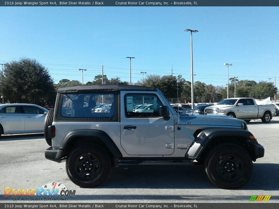 2019 Jeep Wrangler Sport 4x4 Billet Silver Metallic / Black Photo #6