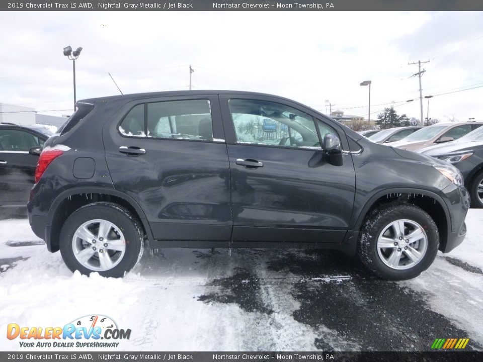 2019 Chevrolet Trax LS AWD Nightfall Gray Metallic / Jet Black Photo #5
