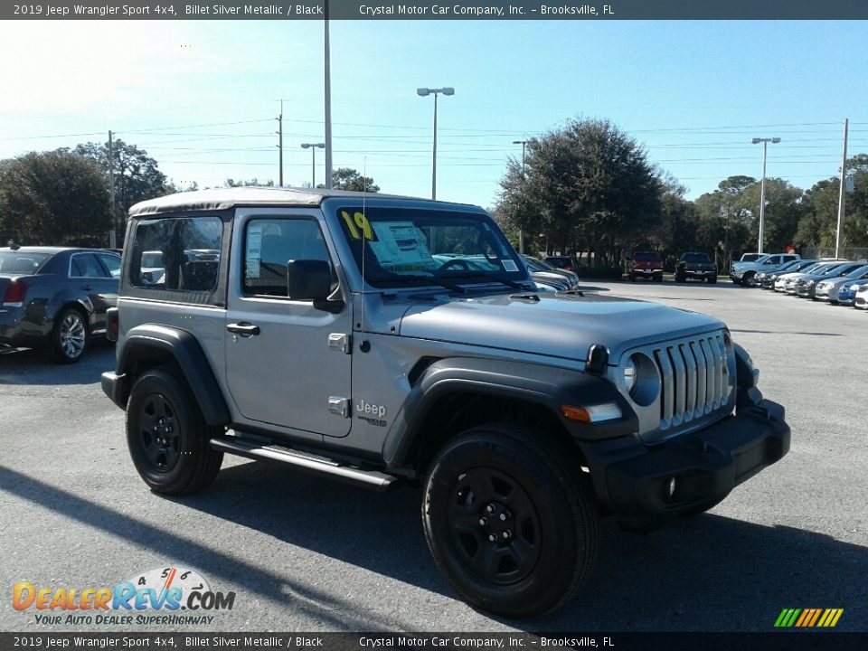2019 Jeep Wrangler Sport 4x4 Billet Silver Metallic / Black Photo #7